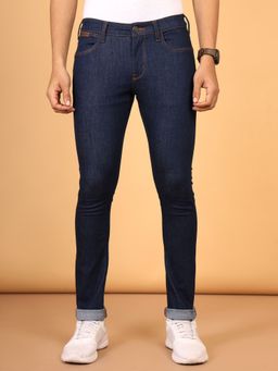 Wrangler - Men's Blue Vegas Skinny Fit Low Rise Jeans