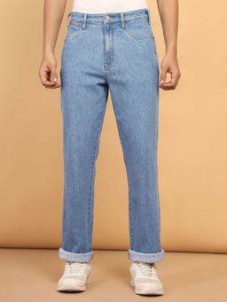 Wrangler - Men's Blue Redding Comfort Fit Low Rise Light Fade Jeans