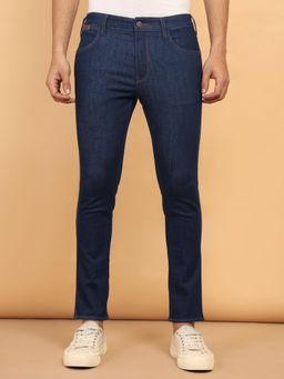 Wrangler - Men's Blue Bostin Slim Fit Mid Rise Jeans