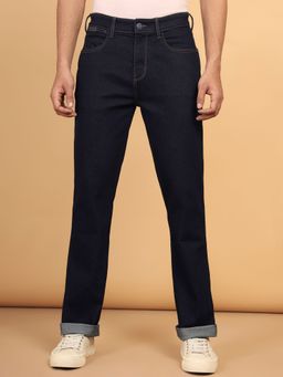 Wrangler - Men's Blue Jacks Ville Boot Cut Fit Mid Rise Jeans