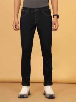Wrangler - Men's Blue Skanders Slim Fit Low Rise Jeans