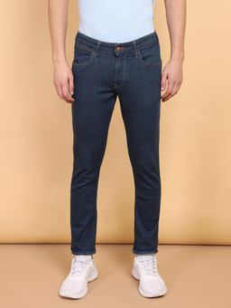 Wrangler - Men's Blue Vegas Skinny Fit Low Rise Light Fade Jeans