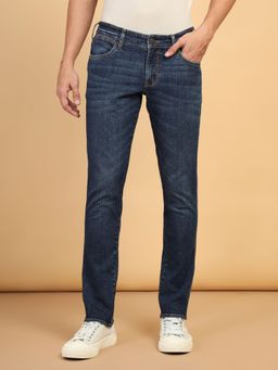 Wrangler - Men's Blue Vegas Regular Fit Mid Rise Light Fade Jeans