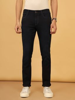 Wrangler - Men's Blue Skanders Slim Fit Low Rise Jeans