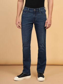 Wrangler - Men's Blue Millard Regular Fit Mid Rise Light Fade Jeans