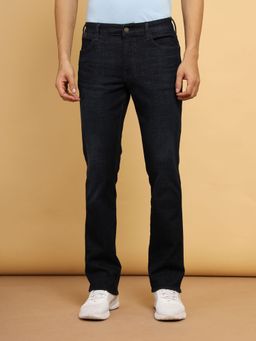 Wrangler - Men's Blue Millard Straight Fit Mid Rise Jeans