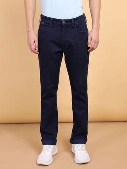 Wrangler - Men's Blue Millard Straight Fit Mid Rise Light Fade Jeans