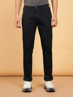 Wrangler - Men's Blue Millard Straight Fit Mid Rise Jeans