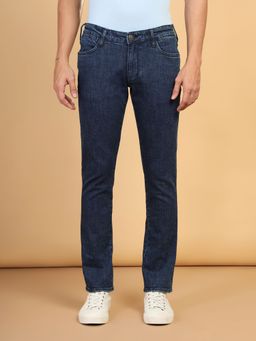 Wrangler - Men's Blue Skanders Slim Fit Low Rise Jeans