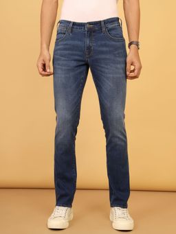 Wrangler - Men's Blue Vegas Skinny Fit Low Rise Jeans