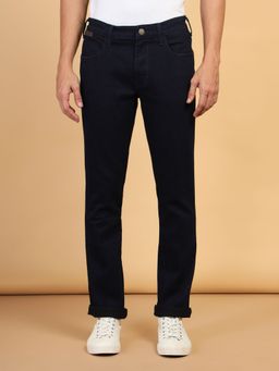 Wrangler - Men's Blue Millard Regular Fit Mid Rise Jeans