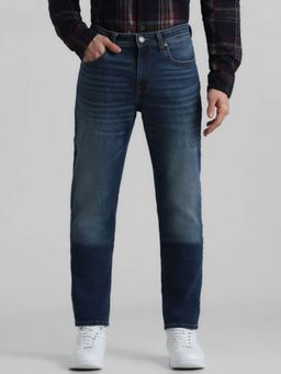 Jack & Jones - Blue Glenn Slim Fit Low Rise Stretch Jeans