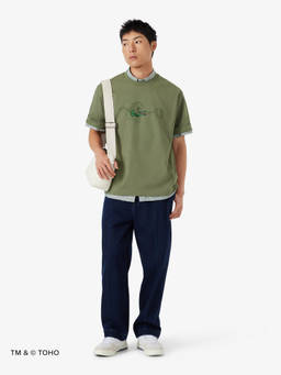 Lacoste - Godzilla Printed Green T-shirt