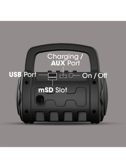 Zebronics - ZEB-COUNTY 3 (BLACK) portable speaker