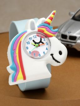 Stol'N - Unicorn Detailed Slap Stick Wrist Watch - Grey
