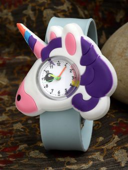 Stol'N - Unicorn Detailed Slap Stick Wrist Watch - Grey