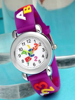 Stol'N - Guitar alphabet Wrist Watch - Purple