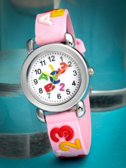 Stol'N - Guitar alphabet Wrist Watch - Pink
