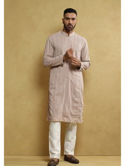 Soniya G - Pink Georgette Chikankari Kurta and Pant Set