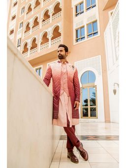 Soniya G - Multicolor Ombre Kurta and Pant with Long Jacket