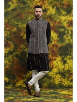 Soniya G - Multi Coloured Textured Kurta and Pant with Jacket