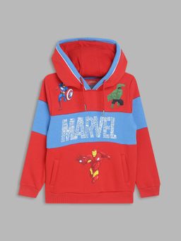 Blue Giraffe - Boys Avenger Printed Hoodie