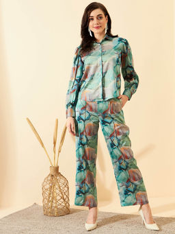 Magre - Green Printed Co-Ord (Set of 2)