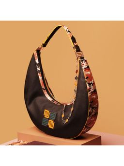 EUME - Skin Collection - Cinnamon, Vegan Leather Ladies Shoulder Bag, Choco Brown (S)