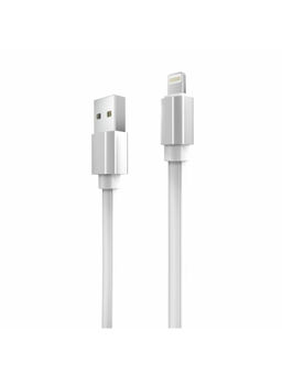 Portronics - POR-427 Konnect Flat Charge & Sync Function 2.4A Output Cable (White)