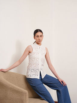 FABLE STREET - Women Regular Fit White Top