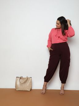 VERO MODA - Women Solid Pink Shirt