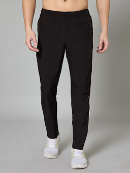 TURNFIT - Men Black Sports Trackpant