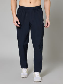 TURNFIT - Men Navy Blue Trackpant with Zipper Pockets