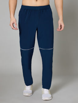 TURNFIT - Men Airforce Indigo Blue Multipurpose Regular Fit Trackpant
