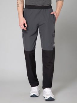 TURNFIT - Men Charcoal Track Cargo Pants