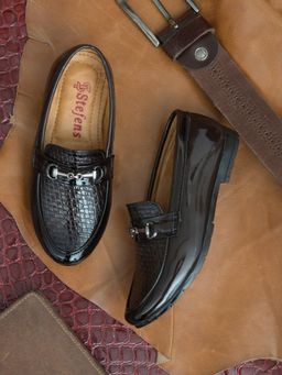 Stefens - Brown Synthetic Leather Round Toe Pair Of Loafers