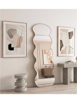 The Artment - Rose Gold Meander Floor Mirror (170 x 70) cm