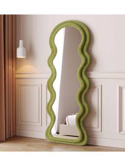 The Artment - Green Ripple Edge Floor Mirror (160 x 60) cm