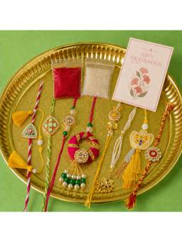 Samskara Home - Sohana Pooja Thali & Grand Rakhi Family Celebration Combo