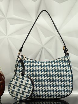 Bagsy Malone - Blue Regal Elegance Handheld Bag and Coing Pouch (Set of 2)