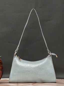 Bagsy Malone - Grey Ladies Purse Hand Handcrafted Handheld Bag