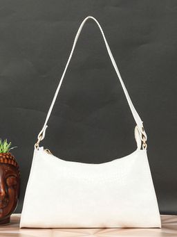 Bagsy Malone - White Ladies Purse Hand Handcrafted Handheld Bag