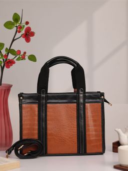 Bagsy Malone - Brown Stile Eterno Handbag with Detachable Strap