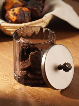 Pure Home + Living - Grey Bronze Jar with Lid