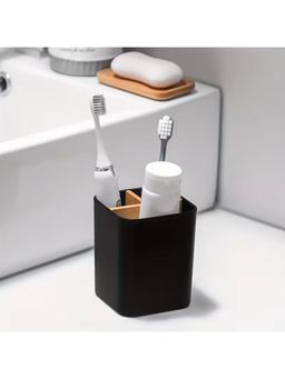 ARHAT ORGANIZERS - Black Detachable Toothbrush & Toothpaste Holder