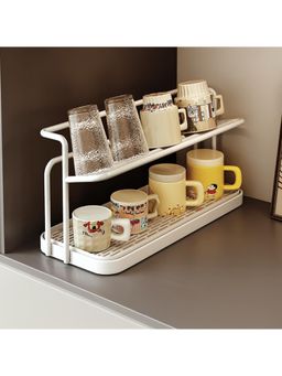 ARHAT ORGANIZERS - White Space-Saving Mug Holder & Kitchen Organizer for Countertops