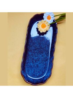 TheYUGO - Ceramic Royal Blue Platter