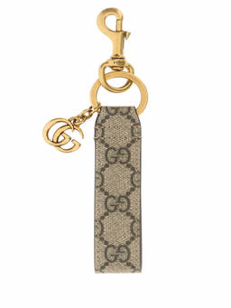 Gucci - Beige Logo Key Chain