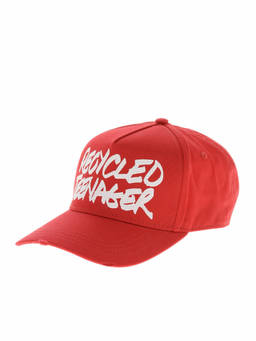Dsquared2 - Red Graphic Baseball Cap