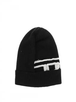 Diesel - Black Logo Beanie Cap